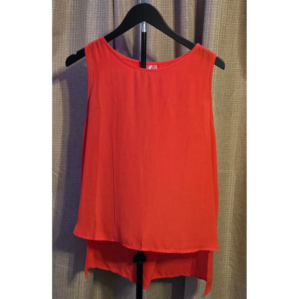 Mauve Sleeveless High Low Blouse Women's‎ Size XL Pink